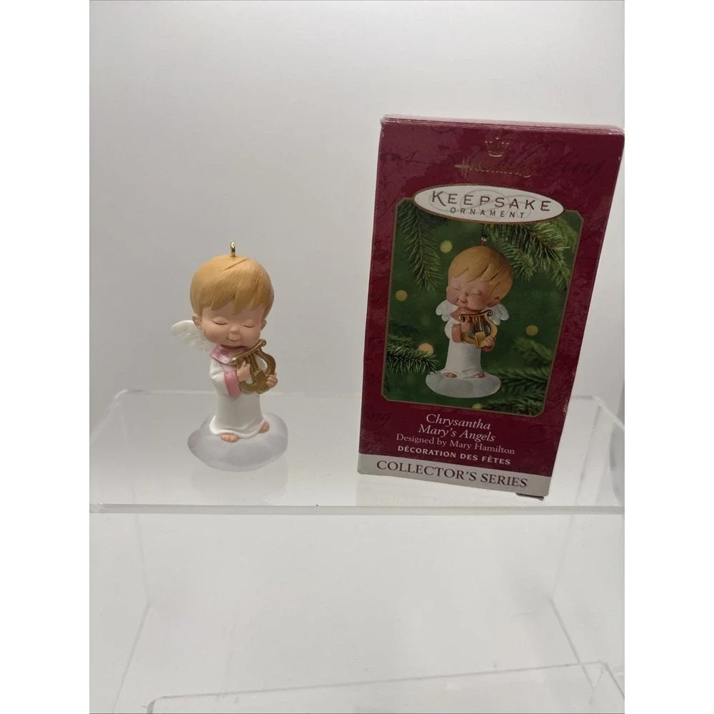 Lot of 5~Hallmark Keepsake~Mary's Angel Ornaments~1997, 2001-2003, 2007